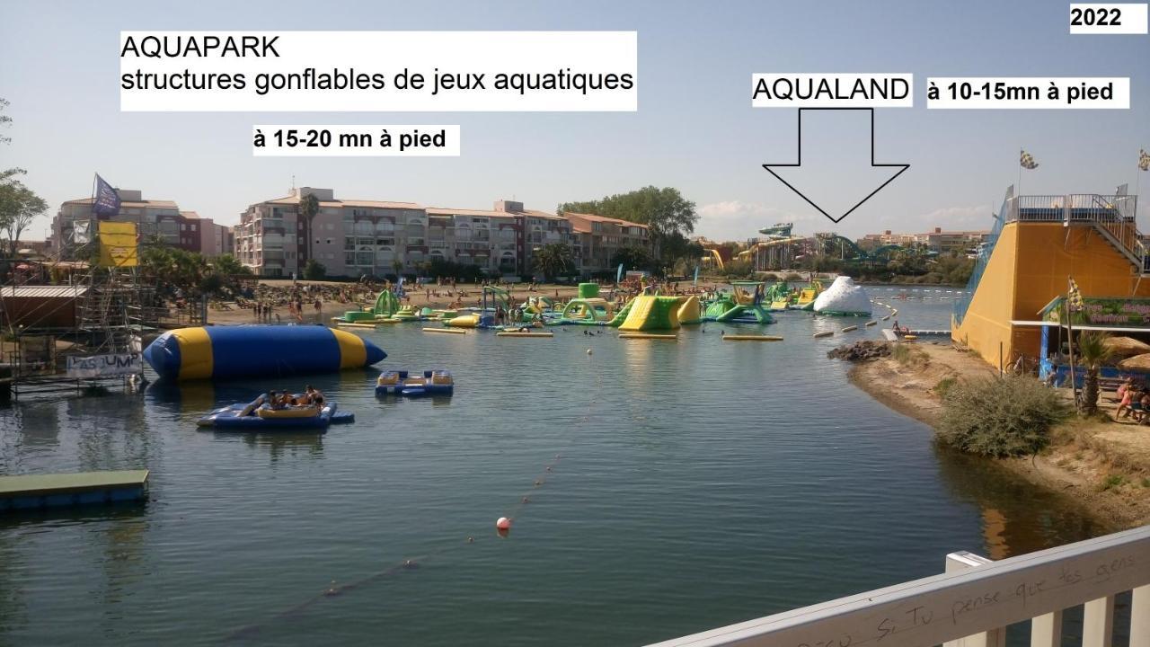 אגדה Lara 2 - T2 Balcon Piscine Lit Double & Clic-Clac Parking Pres Du Centre-Port Et Ile Loisirs מראה חיצוני תמונה